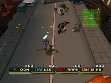 Teenage Mutant Ninja Turtles 3 - Mutant Nightmare (Disc 1) screen shot game playing